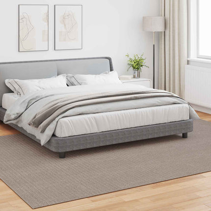 Områdesmattor Rektangulär LUGO Taupe 240 x 340 cm Polyester