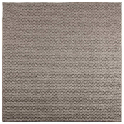 Områdesmattor Fyrkantig LUGO Taupe 200 x 200 cm Polyester