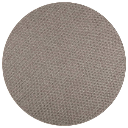 Områdesmattor Rund LUGO Taupe Ø 120 CM Polyester
