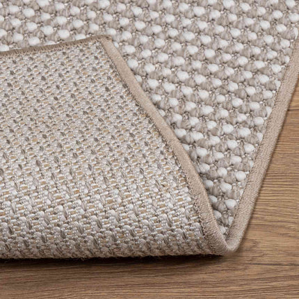 Områdesmattor LUGO Kräm och Taupe 120 x 170 cm Polyester