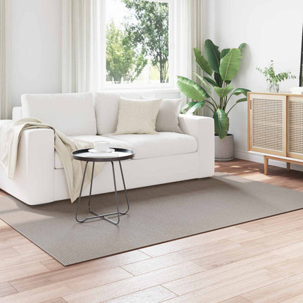 Områdesmattor LUGO Kräm och Taupe 120 x 170 cm Polyester