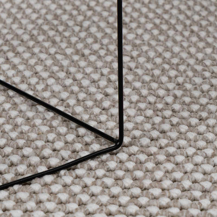 Områdesmattor LUGO Kräm och Taupe 340 x 240 cm Polyester