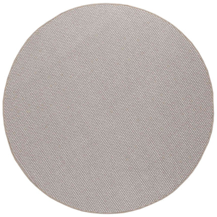 Områdesmattor Rund LUGO Kräm och Taupe Ø 120 CM Polyester