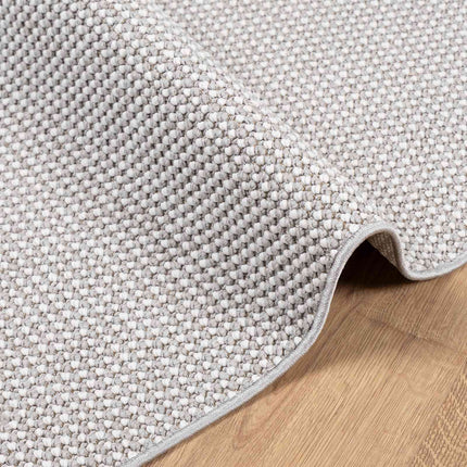 Områdesmattor LUGO Krämfärgad och grå 120 x 120 cm Polyester