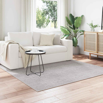Områdesmattor LUGO Krämfärgad och grå 200 x 200 cm Polyester