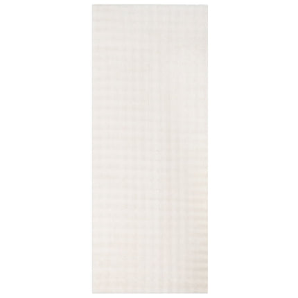 Områdesmattor Rektangulär SIROLO Kräm 200 x 80 cm Polyester