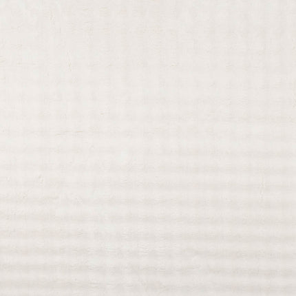 Områdesmattor Fyrkantig SIROLO Kräm 120 x 120 cm Polyester