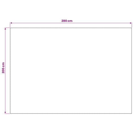 Områdesmattor Rektangulär SIROLO Beige 280 x 200 cm Polyester
