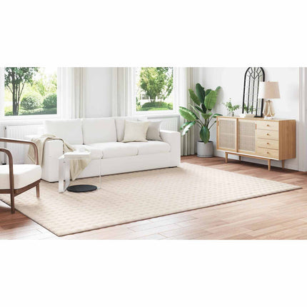 Områdesmattor Rektangulär SIROLO Beige 340 x 240 cm Polyester