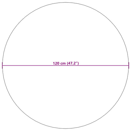 Områdesmattor Rund SIROLO Beige Ø 120 CM Polyester