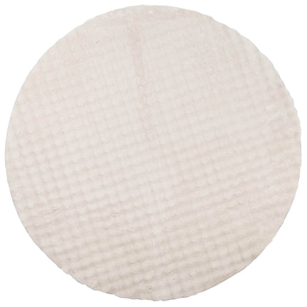 Områdesmattor Rund SIROLO Beige Ø 160 CM Polyester