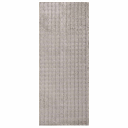 Områdesmattor Rektangulär SIROLO Sand 150 x 80 cm Polyester