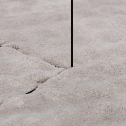 Områdesmattor Rektangulär SIROLO Sand 200 x 140 cm Polyester