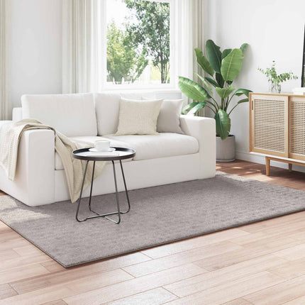 Områdesmattor Rektangulär SIROLO Sand 200 x 140 cm Polyester