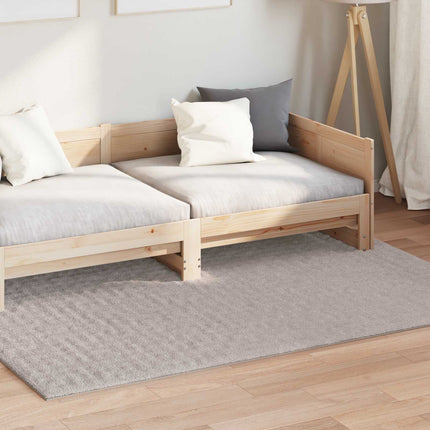Områdesmattor Rektangulär SIROLO Sand 230 x 160 cm Polyester