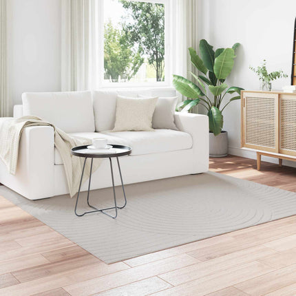 Områdesmattor Rektangulär SIROLO Sand 280 x 200 cm Polyester