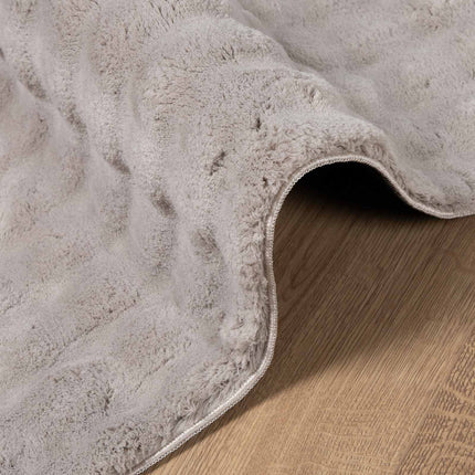 Områdesmattor Rektangulär SIROLO Sand 340 x 240 cm Polyester