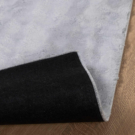 Områdesmattor Fyrkantig SIROLO Grå 240 x 240 cm Polyester