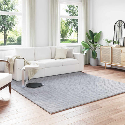 Områdesmattor Fyrkantig SIROLO Grå 240 x 240 cm Polyester