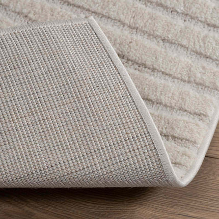 Områdesmattor Rektangulär GALATI Kräm 150 x 80 cm Polyester