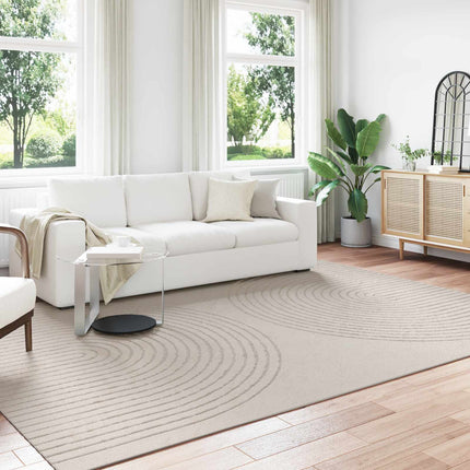 Områdesmattor Rektangulär GALATI Kräm 280 x 200 cm Polyester