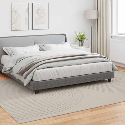 Områdesmattor Rektangulär GALATI Kräm 280 x 200 cm Polyester