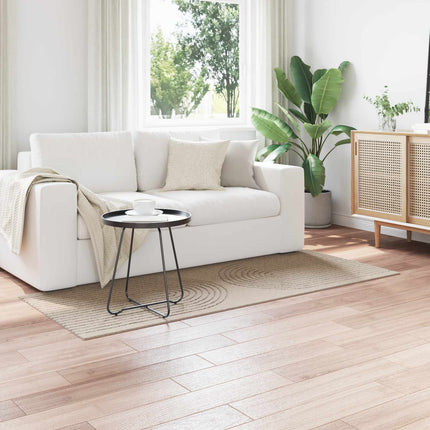 Områdesmattor Rektangulär GALATI Beige 150 x 80 cm Polyester