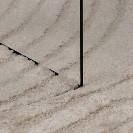 Områdesmattor Rektangulär GALATI Beige 200 x 140 cm Polyester
