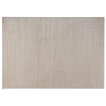 Områdesmattor Rektangulär GALATI Beige 200 x 140 cm Polyester
