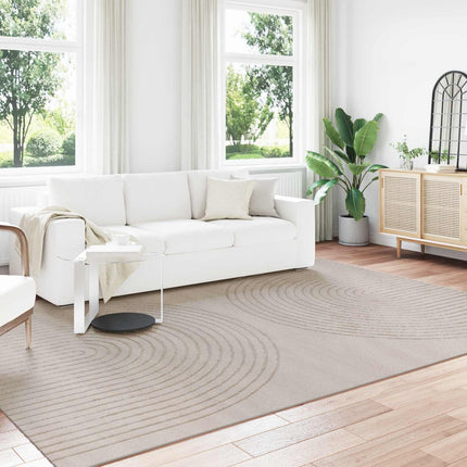 Områdesmattor Rektangulär GALATI Beige 280 x 200 cm Polyester