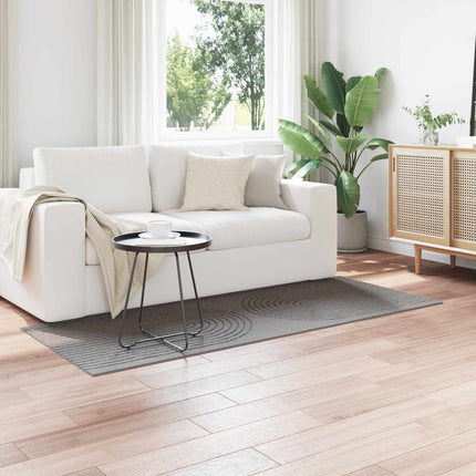 Områdesmattor Rektangulär GALATI Grå 150 x 80 cm Polyester