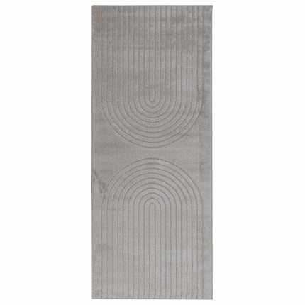 Områdesmattor Rektangulär GALATI Grå 200 x 80 cm Polyester