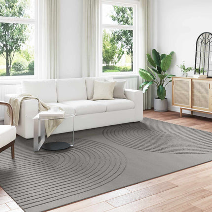 Områdesmattor Rektangulär GALATI Grå 340 x 240 cm Polyester