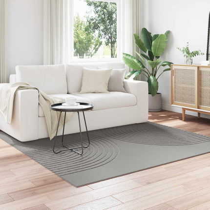 Områdesmattor Fyrkantig GALATI Grå 120 x 120 cm Polyester