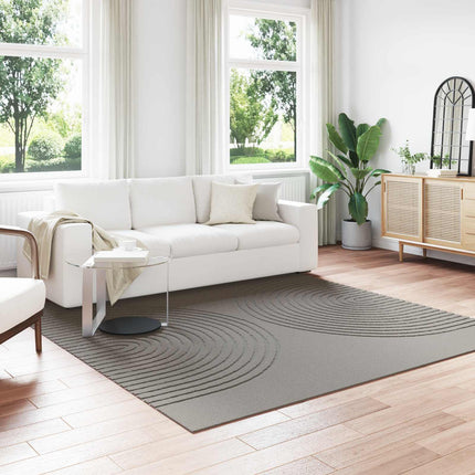 Områdesmattor Fyrkantig GALATI Grå 240 x 240 cm Polyester