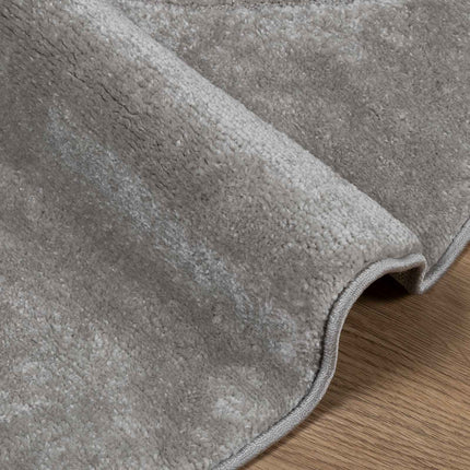 Områdesmattor Rund GALATI Grå Ø 120 CM Polyester
