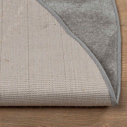 Områdesmattor Rund GALATI Grå Ø 160 CM Polyester