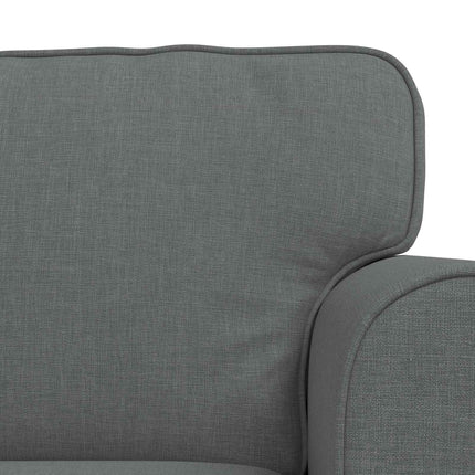 Soffset 2 pcs Mörkgrå 155 x 82 x 80 cm tyg
