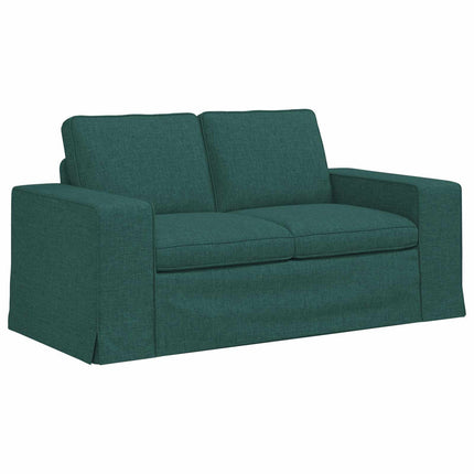 Soffset 2 pcs Mörkgrön 162 x 80 x 82 cm tyg