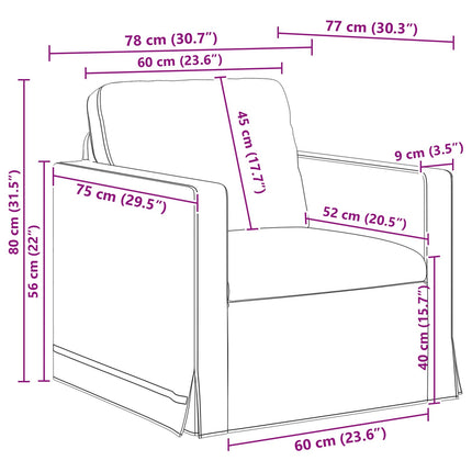 Soffset 2 pcs Ljusgrå 138 x 78 x 80 cm Sammet