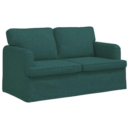 Soffset 2 pcs Mörkgrön 144 x 80 x 85 cm tyg