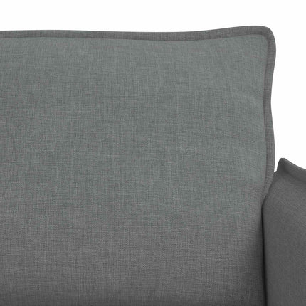 Soffset 2 pcs Mörkgrå 136 x 82 x 85 cm Tyg