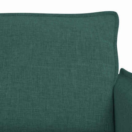Soffset 2 pcs Mörkgrön 136 x 82 x 85 cm Tyg
