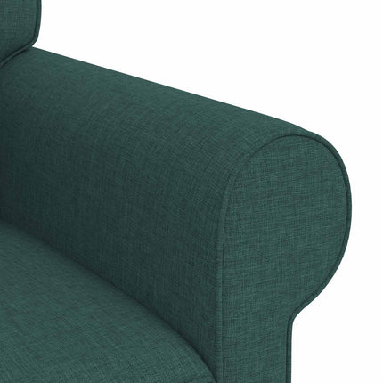 Soffset 2 pcs Mörkgrön 175 x 82 x 80 cm tyg