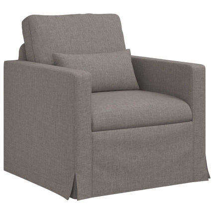 Soffset 2 pcs Taupe 158 x 78 x 80 cm tyg