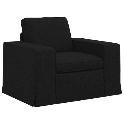Soffset 2 st Svart tyg