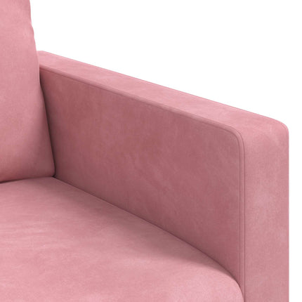 Soffset 2 pcs Rosa 158 x 78 x 80 cm Sammet