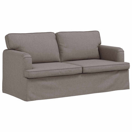 Soffset 2 pcs Taupe 162 x 80 x 85 cm tyg