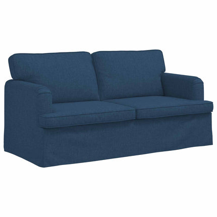 Soffset 2 pcs Blå 162 x 80 x 85 cm tyg