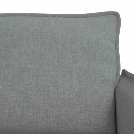 Soffset 2 pcs Ljusgrå 156 x 82 x 85 cm Tyg